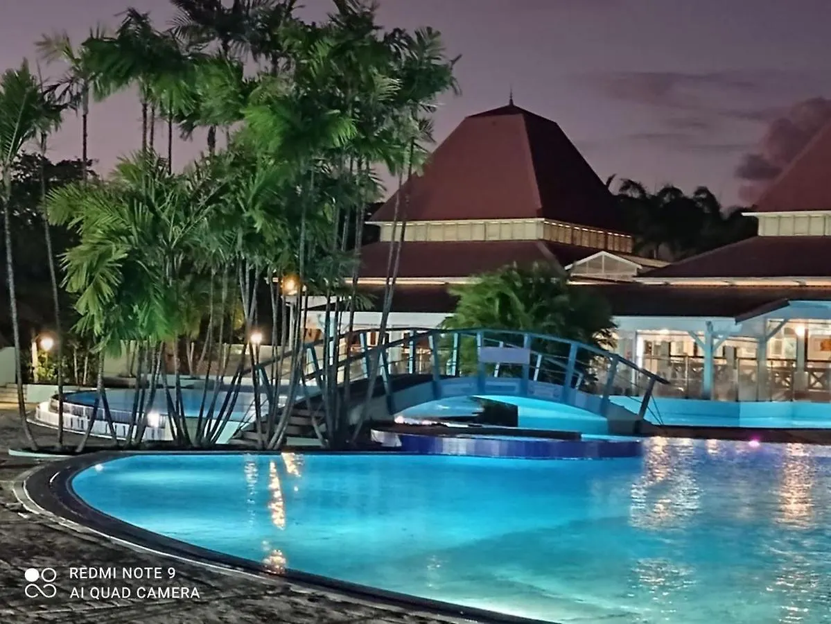 Grand Studio 4 Pers Superbe Vue Mer Et Cocotiers Dans Village Vacances Sainte-Anne Plage A - 30 M Сент-Анн