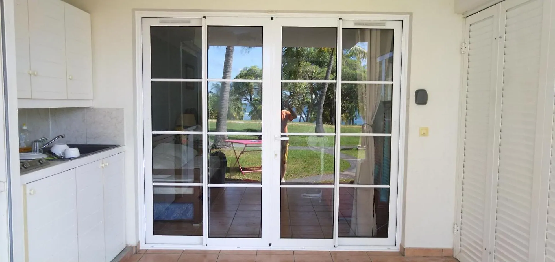 Grand Studio 4 Pers Superbe Vue Mer Et Cocotiers Dans Village Vacances Sainte-Anne Plage A - 30 M